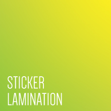 Sticker Lamination